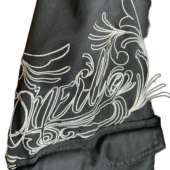 O’Neill Shorts Black Red Square Block Design 36W - Picture 4 of 10